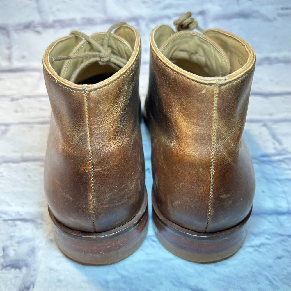 Cole Haan Cambridge Chukka Boots Mens 8.5 Brown Leather Lace-Up All Day Comfort